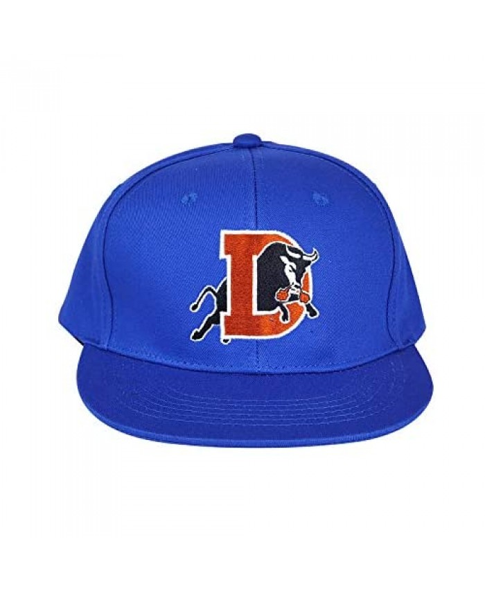 Durham Bull Sport Outdoors Baseball Cap Adjustable Hip Hop Rap Snapback Hat Embroidered
