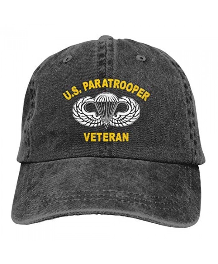 epilimnion 82nd Airborne Division Us Paratrooper Army Veteran Adult Cap Adjustable Cowboys Hats Baseball Cap