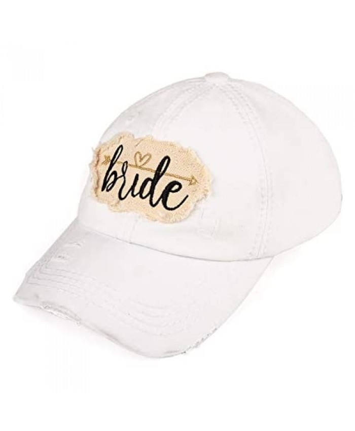 Funky Junque Womens Bride Tribe Baseball Cap I Do Bachelorette Wedding Party Hat