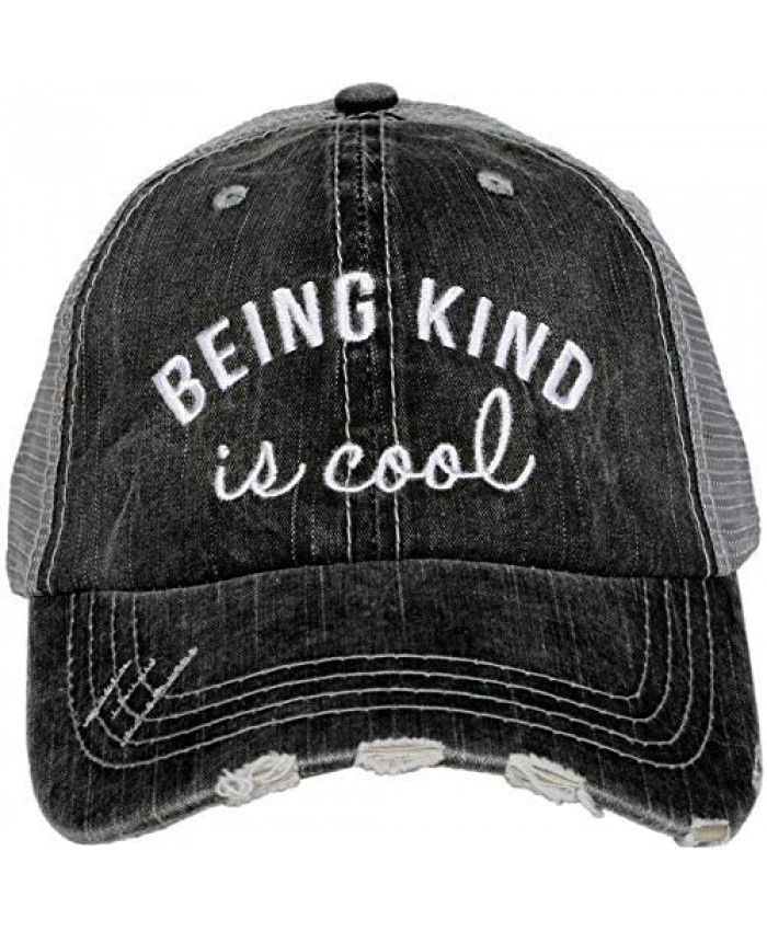 KATYDID Being Kind is Cool Baseball Hat - Trucker Hat for Women - Stylish Cute Ball Cap
