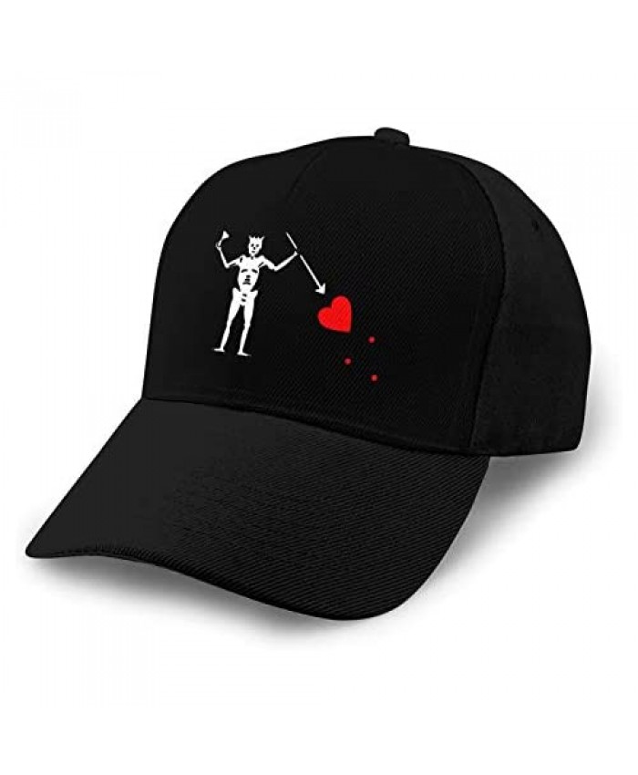 NANDAOFENG Pirate Flag Blackbeard Baseball Dad Cap Adjustable Airvent Cool Hat for Outdoor Activities Men Women