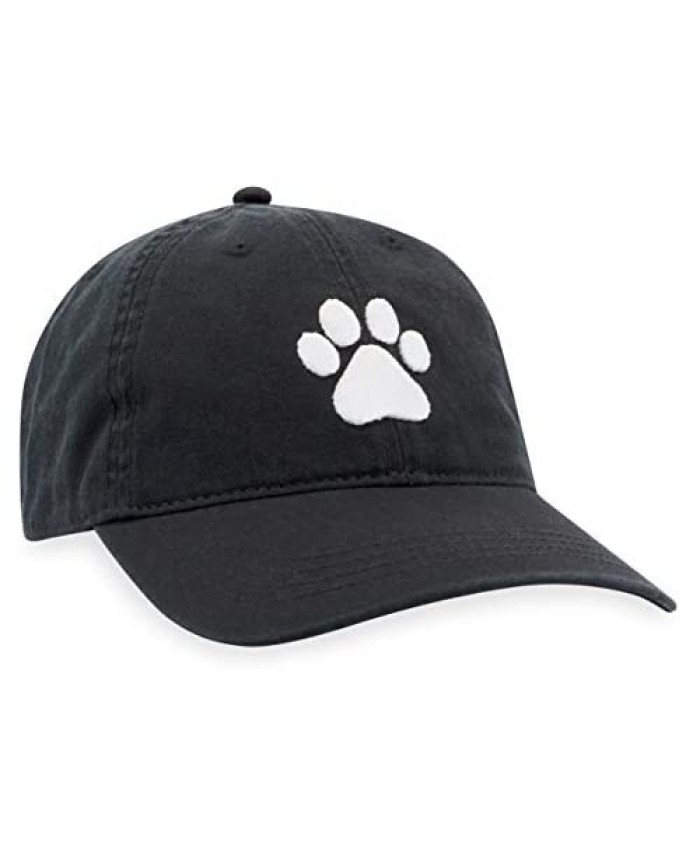 Paw Print Hat – Paw Print Dad Hat Baseball Cap Dog Hat Cat Hat Golf Hat (Black)