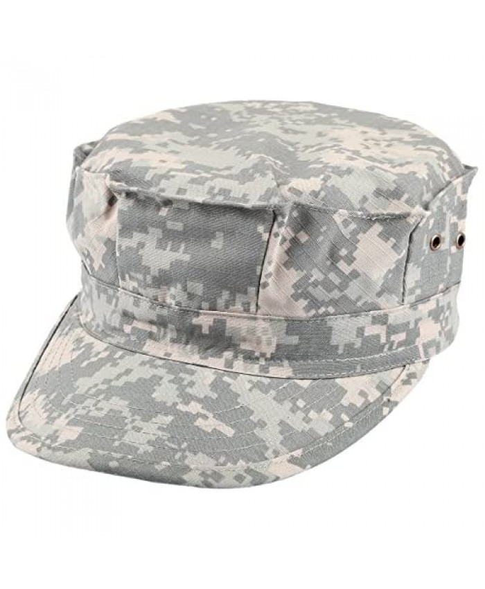 squaregarden Cadet Army Cap for Men Military Style Hats