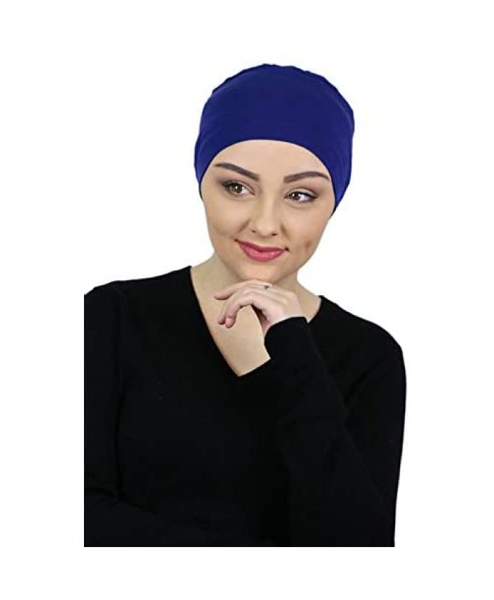 Bamboo Sleep Cap Cancer Headwear Chemo Hat Sleeping Night Beanie Turbans for Women