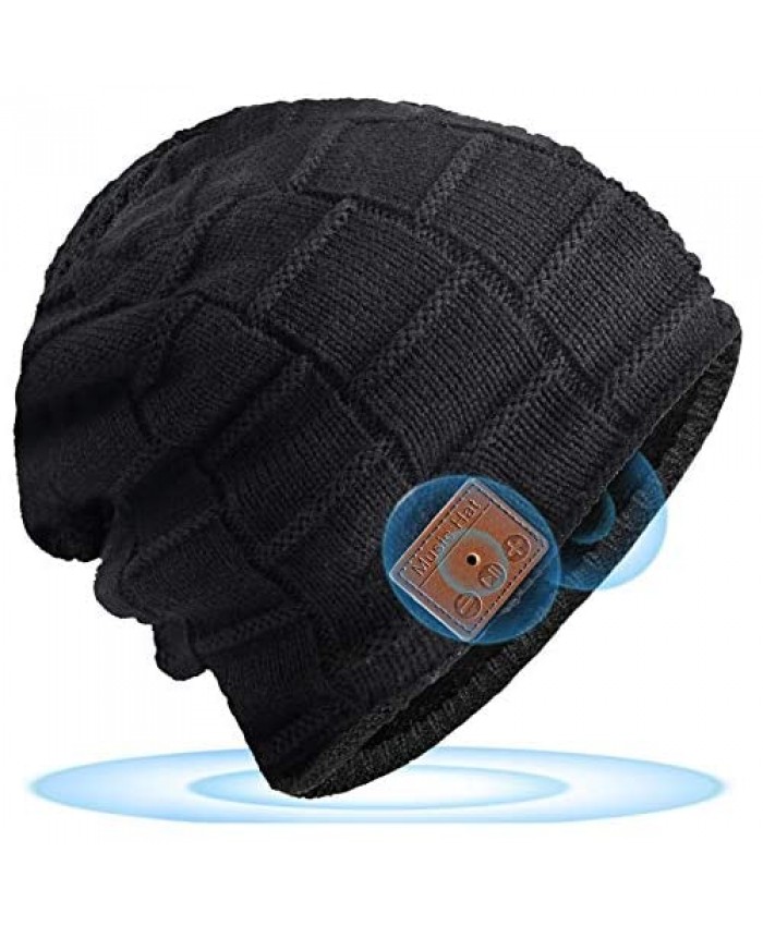 Bluetooth Beanie Mens Gifts Electronic Gifts for Men Fashion Gifts for Women Bluetooth Hats for Men and Women Music Hat with Bluetooth Headphones