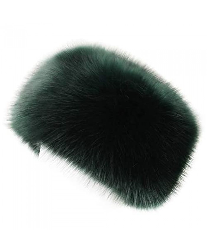 Dikoaina Faux Fur Cossack Russian Style Hat for Ladies Winter Hats for Women