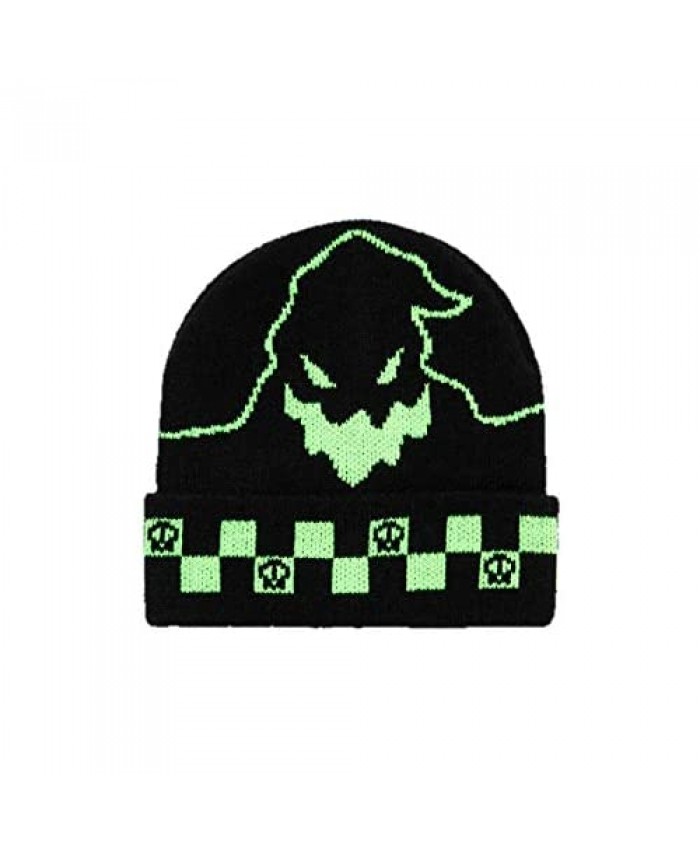Hot Topic The Nightmare Before Christmas Oogie Boogie Checkered Beanie Multi One Size