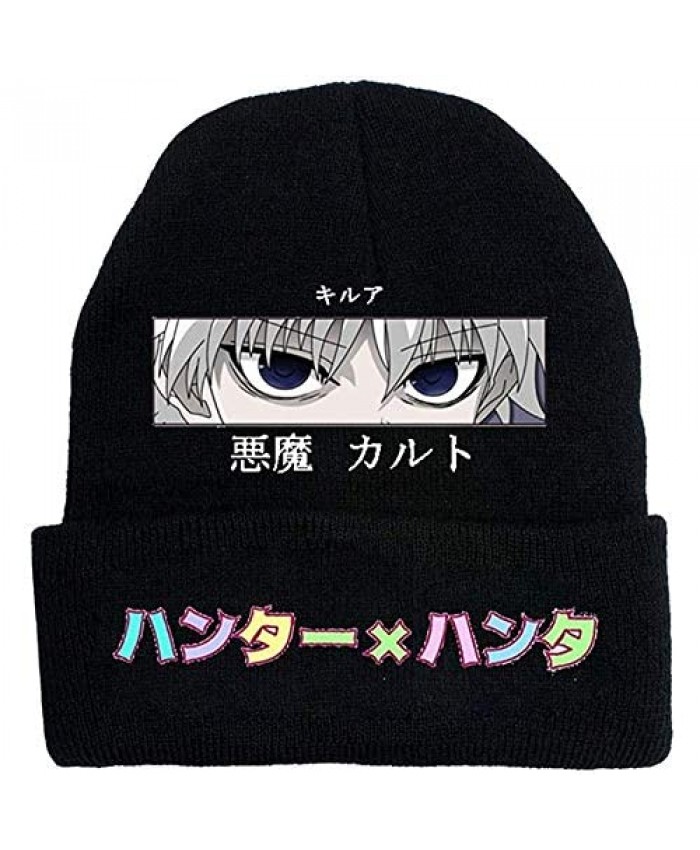 POYUT Anime Graphics Hat Gon Killua Hisoka Stretch Knit Hat Anime Cosplay Hat
