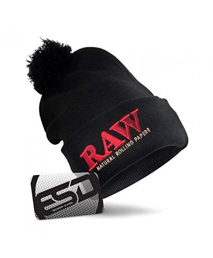 RAW Knit Beanie Hat for Men Women |