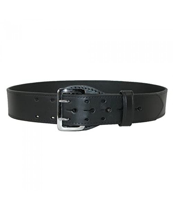 Boston Leather Men's Fully Lined Sam Browne Leather Work Belt