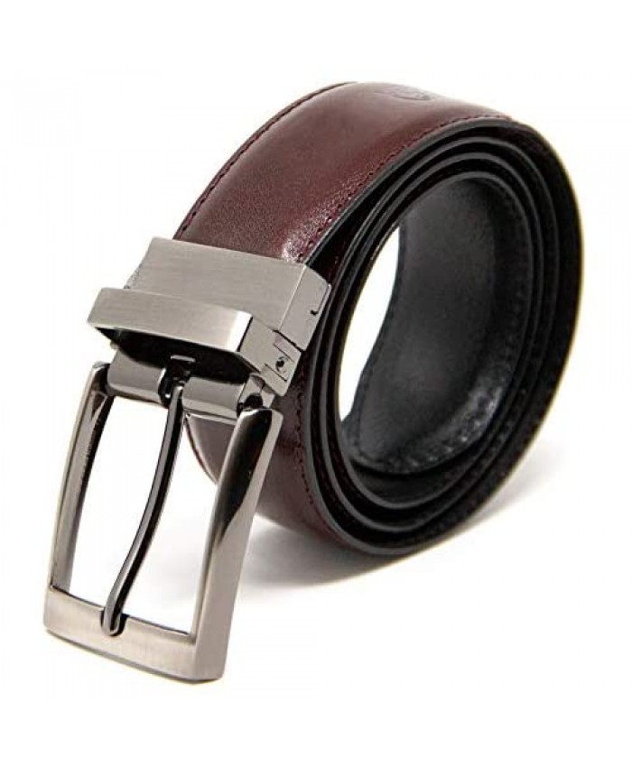 Logical Leather Reversible Men’s Dress Belt - Genuine Top Grain Leather Belts for Men