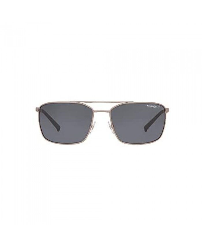 ARNETTE Men's An3080 Maboneng Metal Rectangular Sunglasses