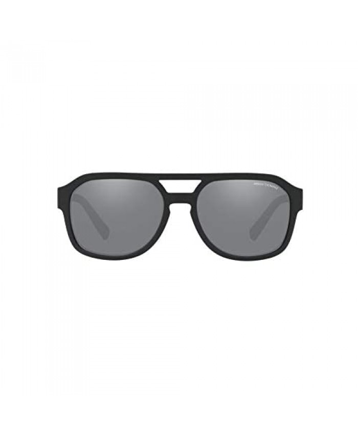 AX Armani Exchange Men's Ax4074s Rectangular Sunglasses