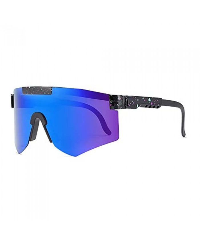 Polarized Sunglasses for Men and Wowen Trendy Ssontong Oversized Sunglasses UV Protection Retro Sunglasses