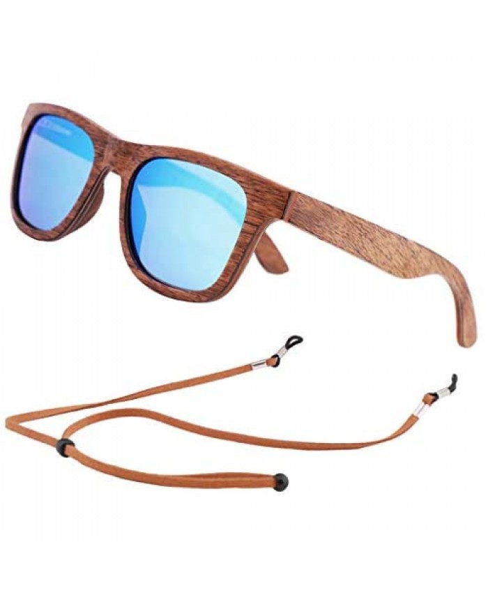 Polarized Wood Sunglasses Men Wooden Bamboo Sunglasses for Women