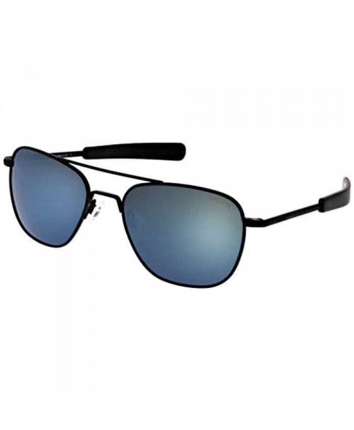 Randolph USA | Matte Black Classic Aviator Sunglasses for Men or Women 100% UV