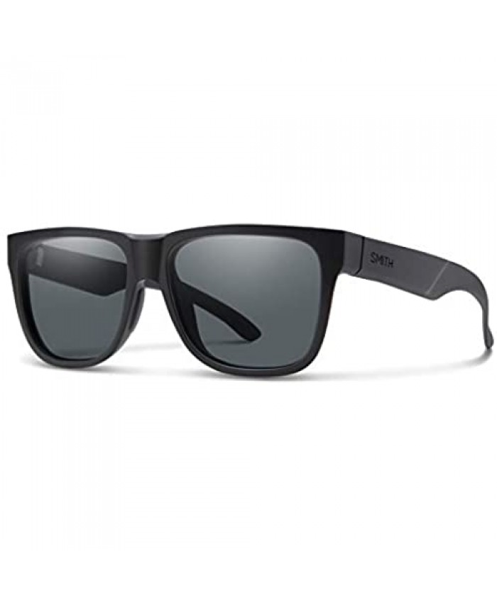 Smith Lowdown 2 CORE Rectangular Sunglasses Matte Black/Polarized Gray One Size