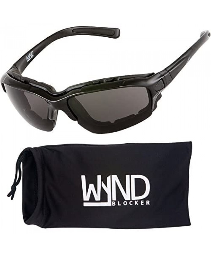 WYND Blocker Polarized Motorcycle Riding Sunglasses Sports Wrap Glasses
