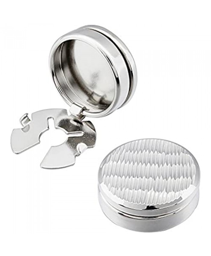 HAWSON Button Cover for Men Wedding Cuff Links for Traditional Shirt with Buttons