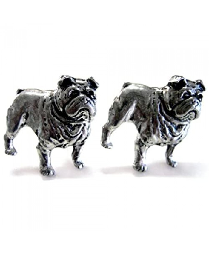 Kiola Designs British Bulldog Dog Cufflinks