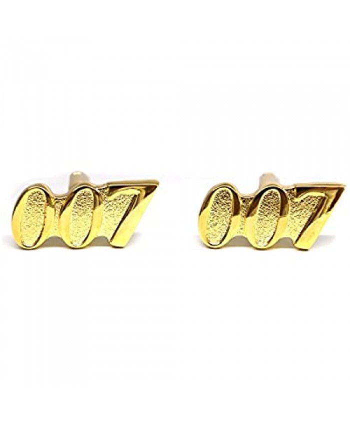 Teri's Boutique James Bond 007 Goldeneye Wedding Shirt Party Men's Cuff Links w/Gift Box Gold