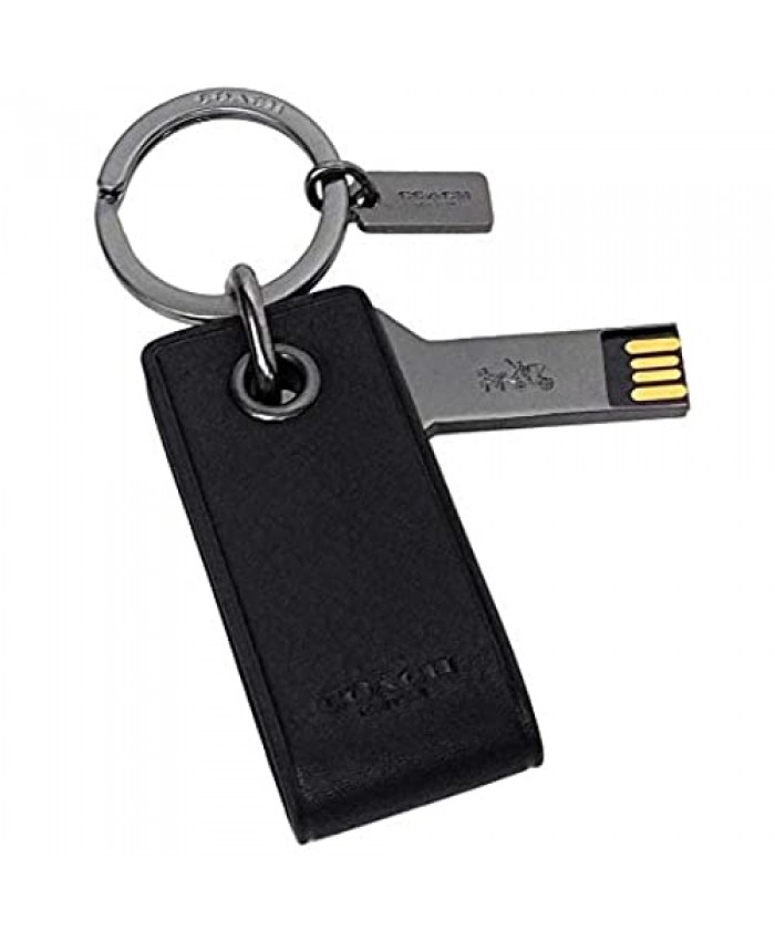 Coach Leather Key Chain FOB w/ 8GB USB Stick