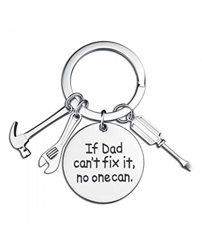 Dad Keychain - Dad Keychain Gifts from Daughter Son Christmas Gifts for Dad