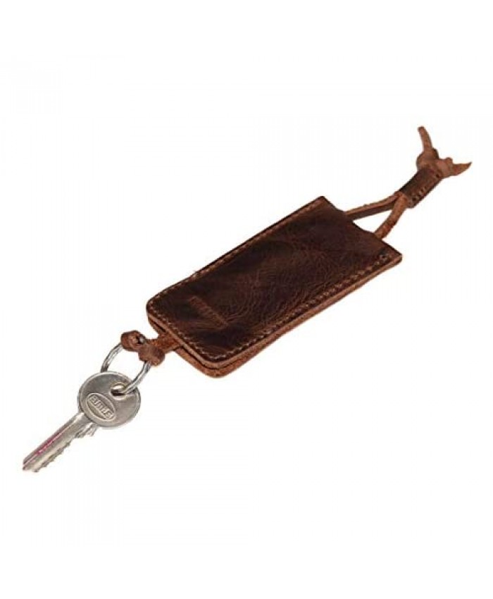 Hide & Drink Leather Rectangular Key Organizer / Key Ring / Holder / Case / Travel / Accessories Handmade Includes 101 Year Warranty :: Bourbon Brown