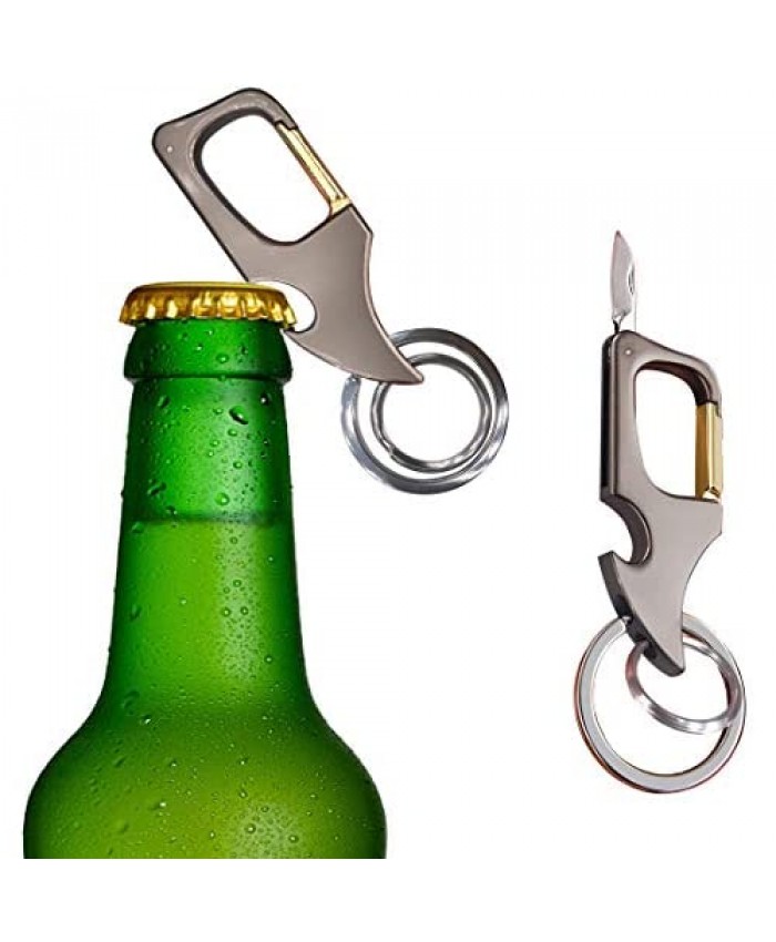 Metal Car Key Chain Portable Bottle Opener | Box Opener Key Ring Clip For Men And Women