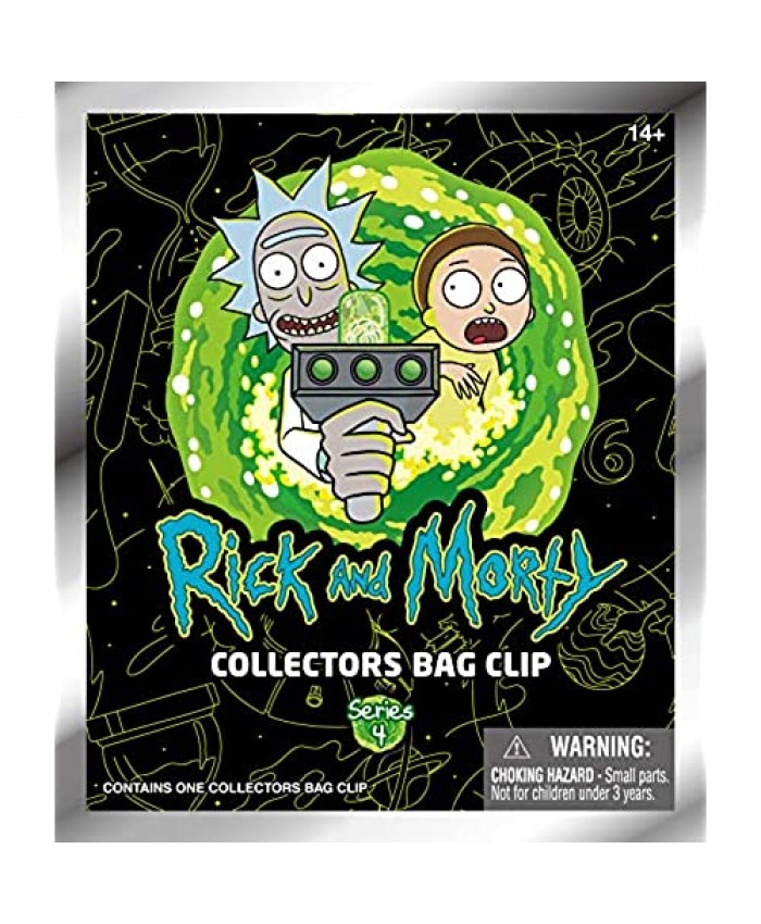 Rick & Morty Series 4 -3D Foam Bag Clip In Blind Bag