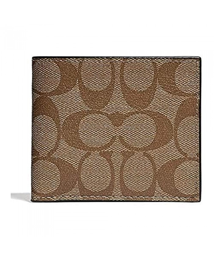 Coach ID Billfold Wallet In Signature PVC Canvas