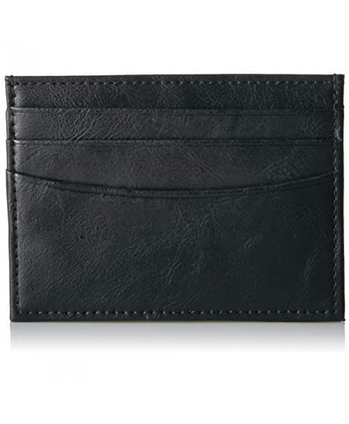  Essentials Men's Slim RFID Blocking Card Case Minimalist Wallet