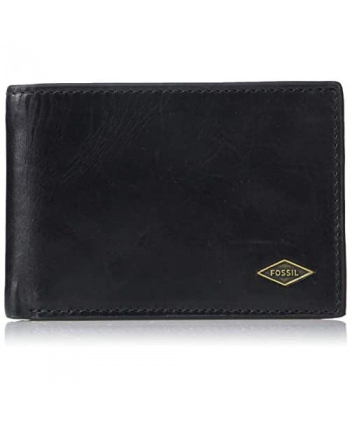 Fossil Men's Ryan Leather Front Pocket Bifold Wallet