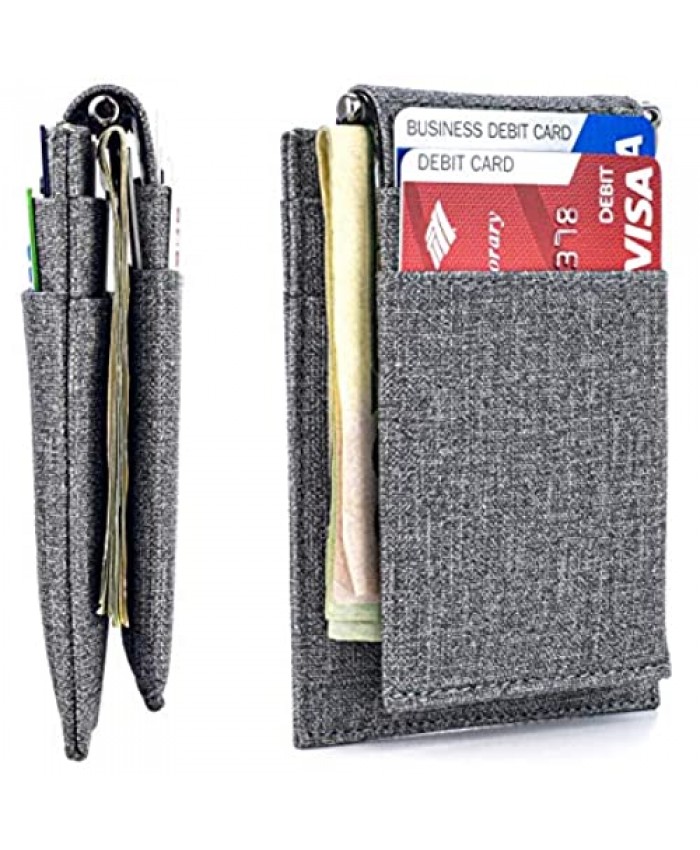 The Latcher and The Rȳd: The Modular Minimalist Capable Wallet(s) - (Synthetic Canvas Leather)
