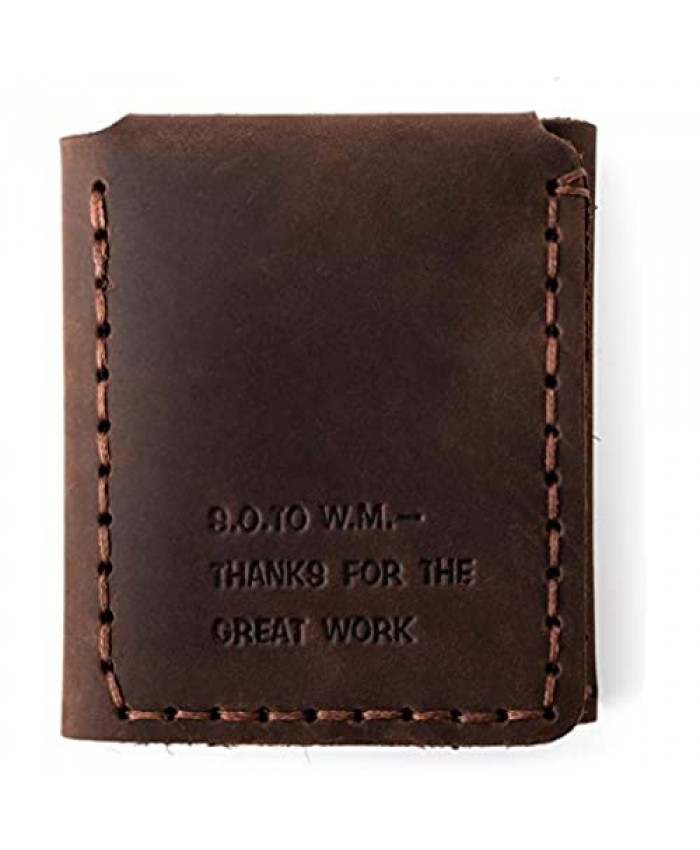 VIILOCK The Secret Life of Walter Mitty Wallet Pull-up Leather Handmade Wallet