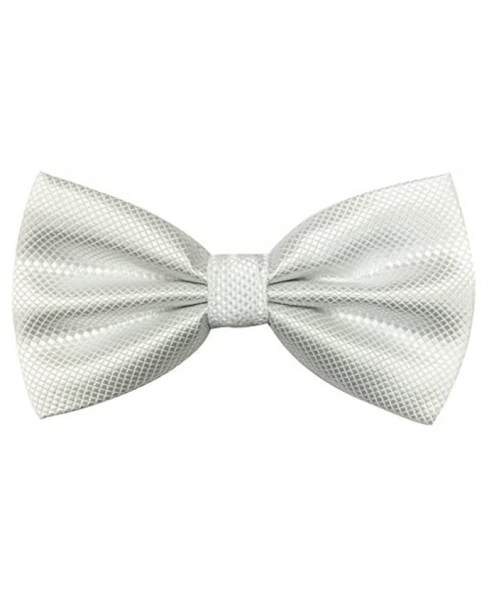 Ainow Mens Plaid Pattern Formal Pre-tied Bowties Banded Bow Ties