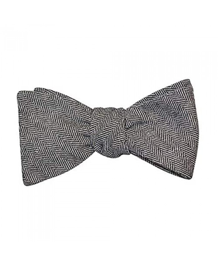 Bow Tie Self Tie Bowtie Casual Cotton Gray Westside Adjustable