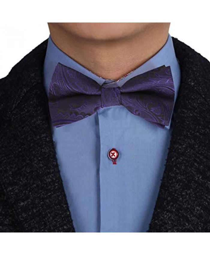 Epoint Men's Fashion Patterns Pre-tied Bowtie for Mens