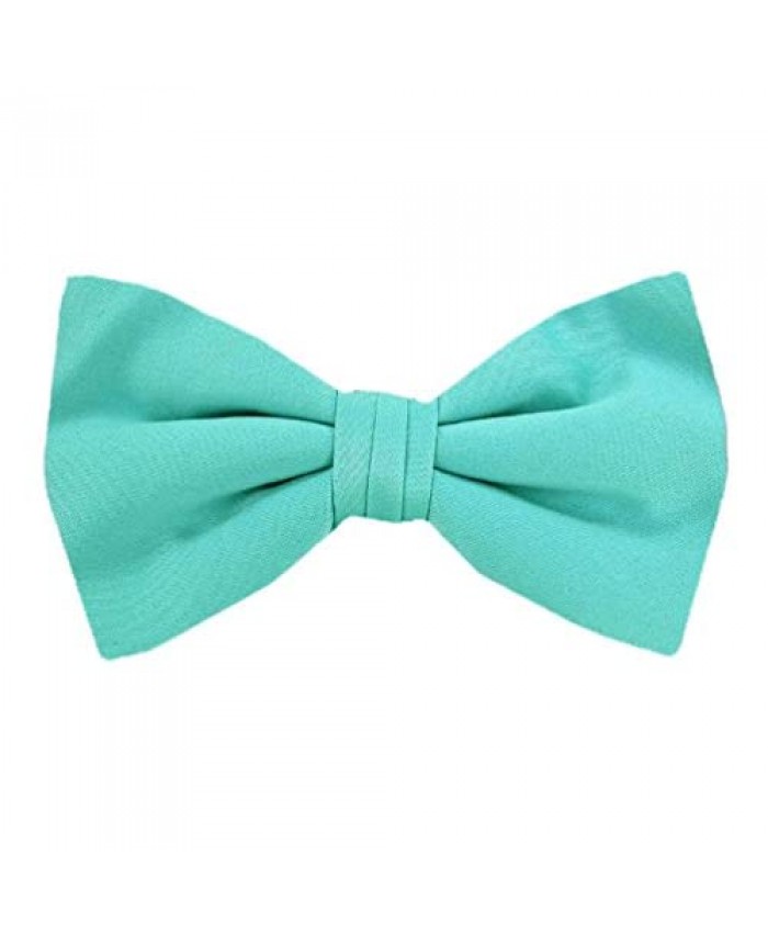 Self Tie Solid Bow Tie for Men for Tuxedo and Formal Wear