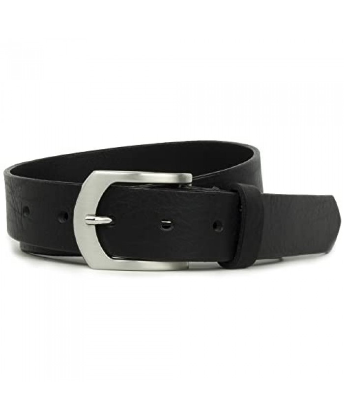 Deep River Belt -USA Made Genuine Full Grain Leather with Certified Nickel Free Buckle