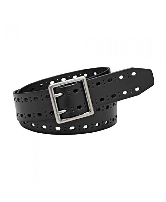 Relic by Fossil Women's Double Prong Perforated PVC Belt
