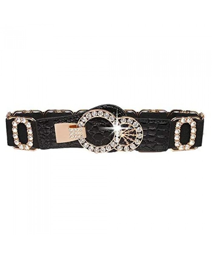 Stretch Belt for Women Luxury with Rhinestone Amiveil Stretch Waist Belts …