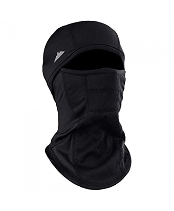 Balaclava Ski Mask - Winter Face Mask for Men & Women - Cold Weather Gear for Skiing Snowboarding & Motorcycle Riding Black