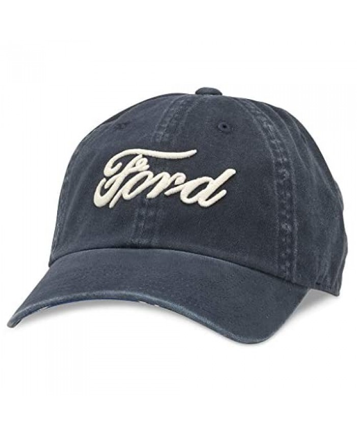 AMERICAN NEEDLE New Raglin Ford Baseball Dad Buckle Strap Hat (FORD-1907A-NAVY)