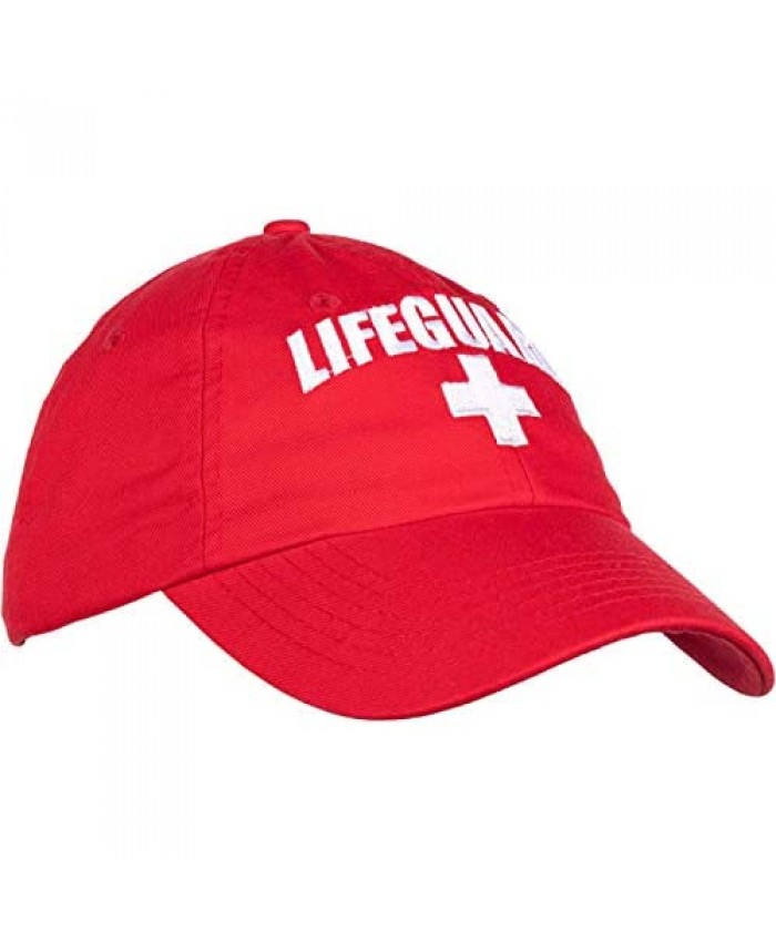 Lifeguard Hat | Professional Guard Red Baseball Cap Men Women Costume Uniform