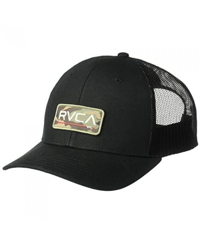 RVCA Men's Ticket Trucker Curved Bill Hat