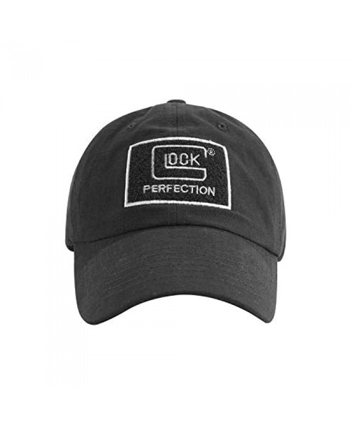 Scisuittech Glock Hat 100% Cotton Baseball Hat for Men and Women Black