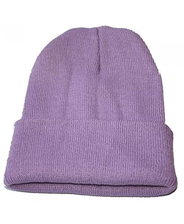 KUYOU Neutral Winter Fluorescent Knitted hat Knitting Skull Cap