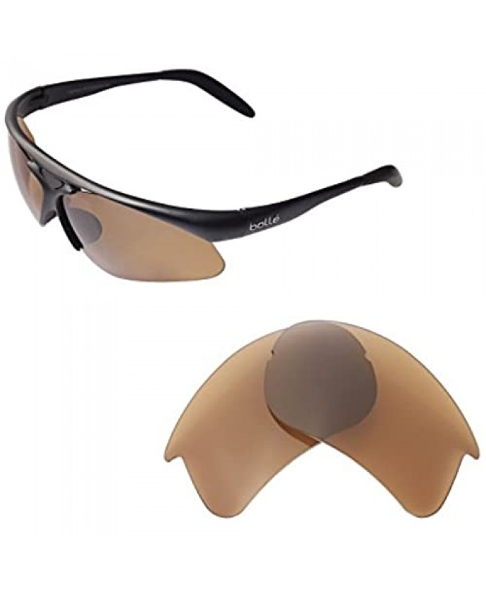 Walleva Replacement Lenses for Bolle Vigilante Sunglasses - Multiple Options Available