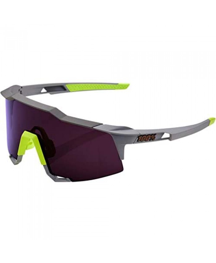 100% Speedcraft Sunglasses-Soft Tact Midnight Mauve-Purple